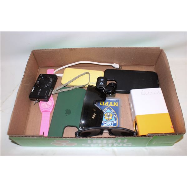 FLAT OF VARIOUS GOODS FUJIFILM CAMERA,ADIDAS