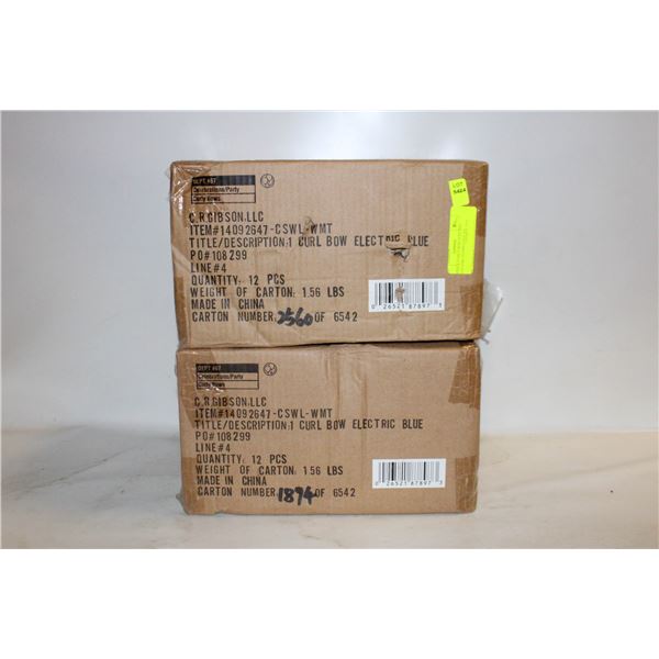 24 PACK CURLY BOW ELECTRIC BLUE FOR CELEBRATION AN