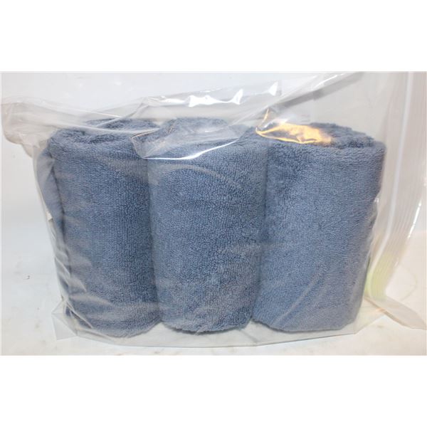 NEW 3PK SERENE HOME TOWELS 16 X 30"