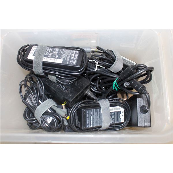 (18) LAPTOP + PRINTER POWER SUPPLIES