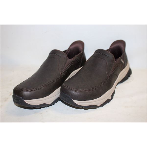 SKECHERS MENS SHOES SIZE 9 CHOCOLATE