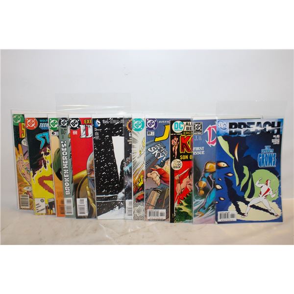 LOT OF 12 DC COMIC BOOKS