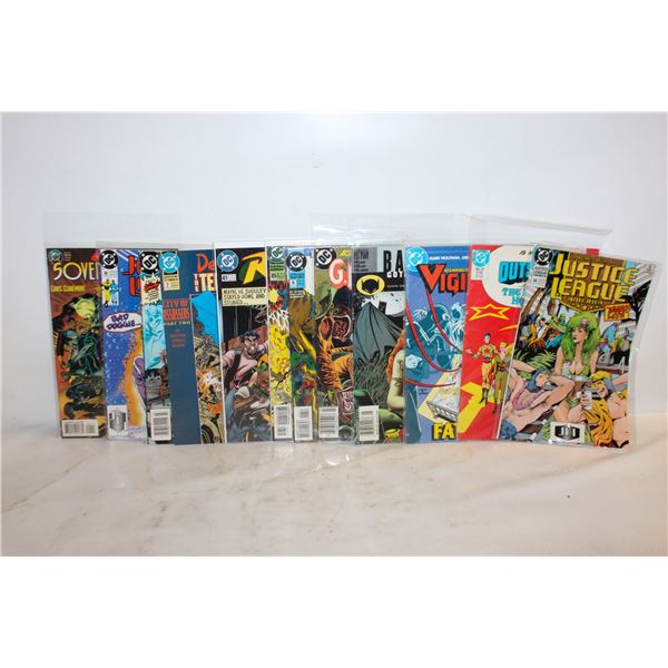 LOT OF 12 DC COMIC BOOKS