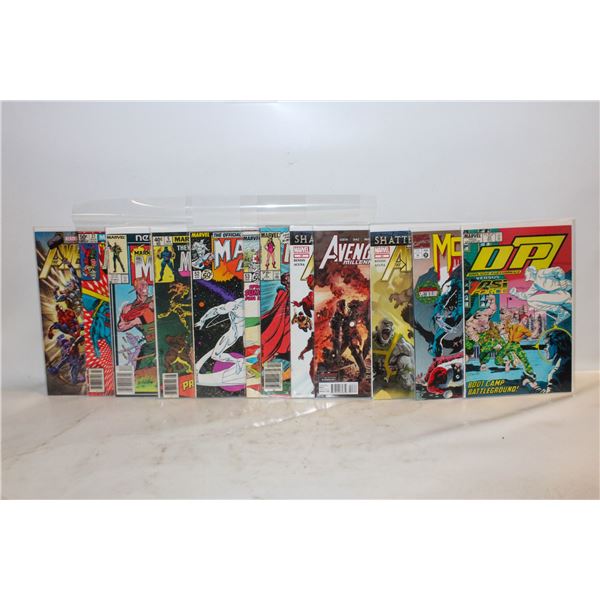 LOT OF 12 MARVEL COMIC BOOKS