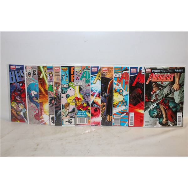 LOT OF 12 MARVEL COMIC BOOKS