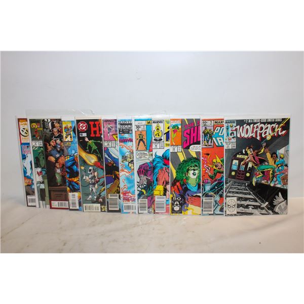 LOT OF 12 MARVEL COMIC BOOKS