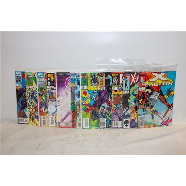 LOT OF 12 MARVEL COMIC BOOKS