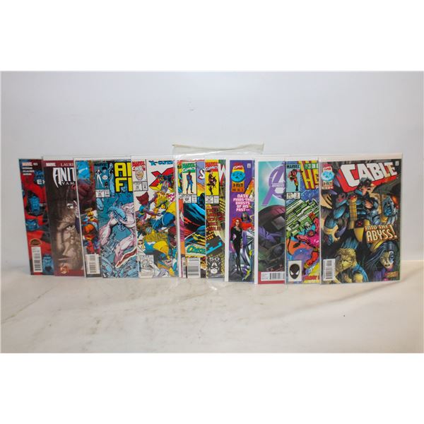 LOT OF 12 MARVEL COMIC BOOKS