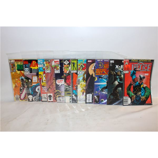 LOT OF 12 MARVEL COMIC BOOKS