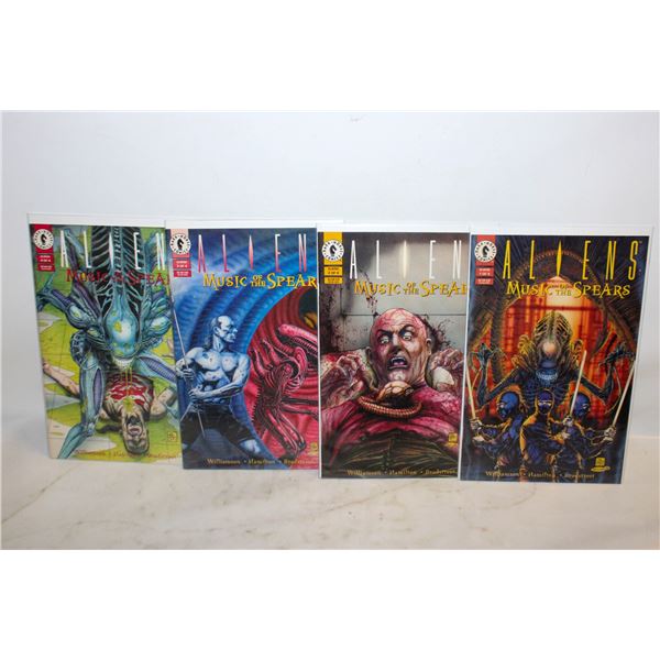 LOT OF 4 ALIENS COMIC BOOKS