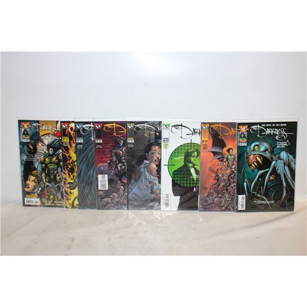 LOT OF 8 THE DARKNESS COMIC BOOKS