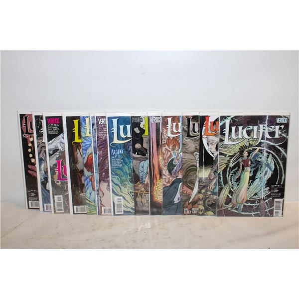 LOT OF 14 LUCIFER COMIC BOOKS