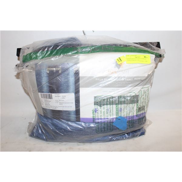 SUNSMART FAUX SILK WINDOW PANEL PAIR 84 X 84"