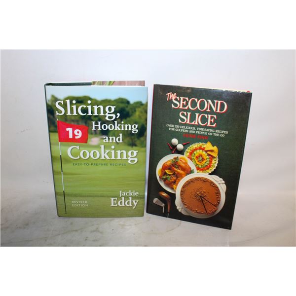 VINTAGE GOLF THEMED COOKBOOKS- LOT OF 2