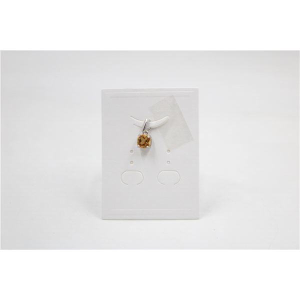 #76-NATURAL YELLOW CITRIN PENDANT