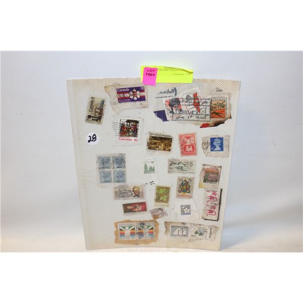 VINTAGE STAMP COLLECTION (28)