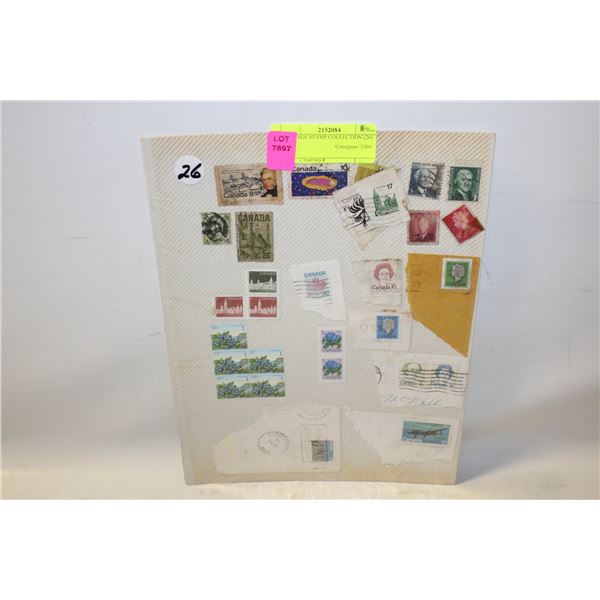 VINTAGE STAMP COLLECTION (26)
