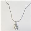 Image 1 : SILVER BEAR 16" NECKLACE