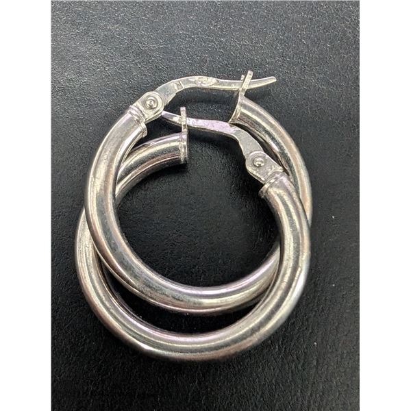 SILVER HOOP 20MM EARRING