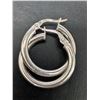 Image 1 : SILVER HOOP 20MM EARRING