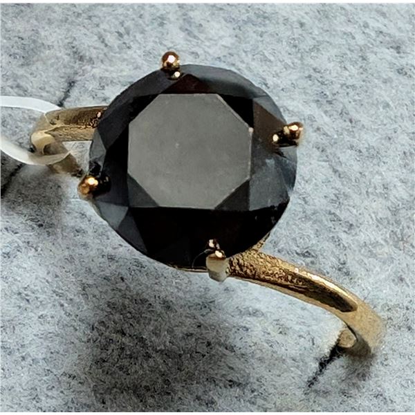 10K(1.72G), BLACK DIAMOND (2.4CT) RING SIZE 6.5