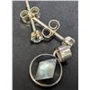 Image 1 : SILVER EARRING AND PENDANT SET