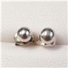 Image 1 : SILVER BALL EARRINGS