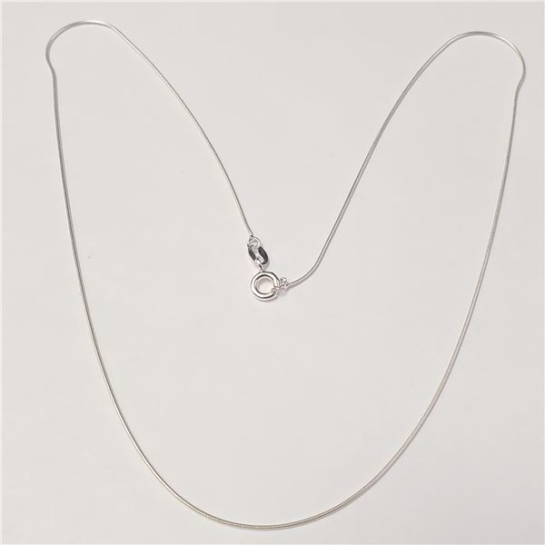SILVER 16" NECKLACE