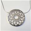 Image 1 : SILVER DIAMOND 16" NECKLACE
