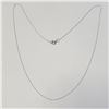 Image 1 : 10K WHITE GOLD 16" 0.33G NECKLACE