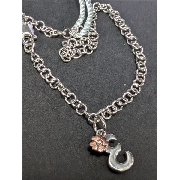 SILVER(3.28G) GENUINE DIAMOND KID BRACELET