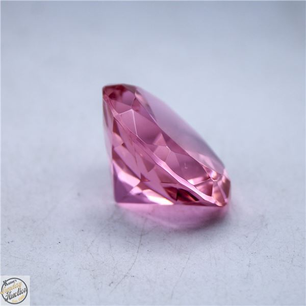 DIAMOND SHAPED PINK PAPERWEIGHT