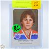 Image 1 : ANDY MOOG ROOKIE CARD EDMONTON OILERS