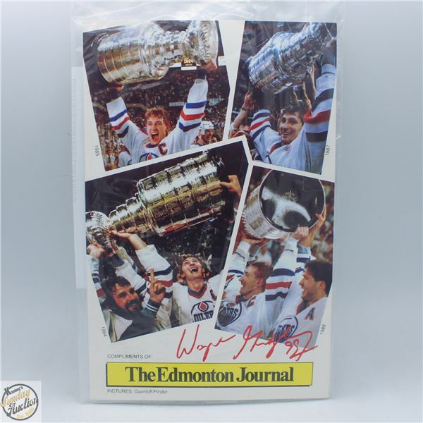 GRETZKY COMPLIMENTS OF EDM JOURNAL SIGNATURE