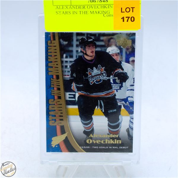 ALEXANDER OVECHKIN ROOKIE STARS IN THE MAKING