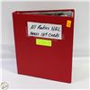 Image 1 : BINDER ALL ROOKIES NHL HOCKEY APPROX 189 CARDS