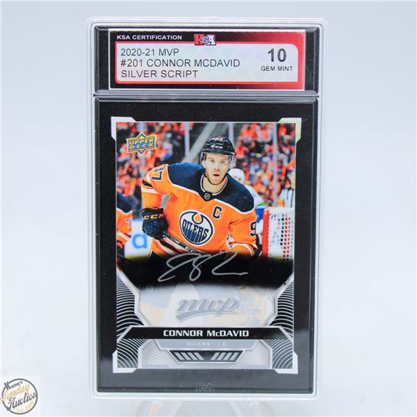 OILERS' CONNOR MCDAVID GRADED 10 MVP