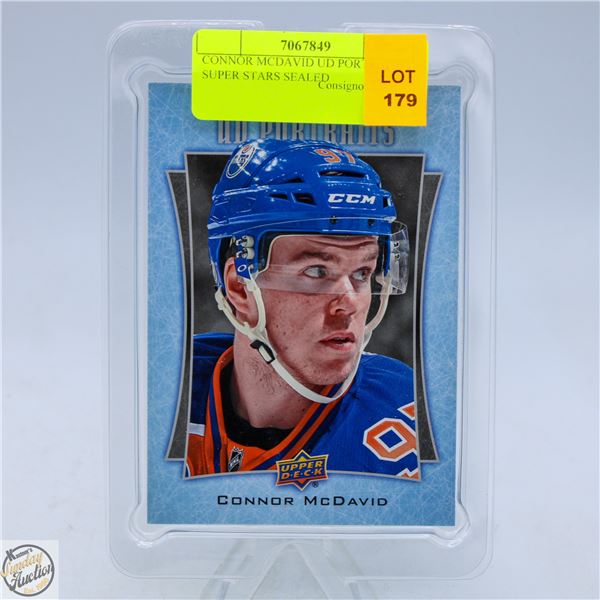 CONNOR MCDAVID UD PORTRAITS SUPER STARS SEALED