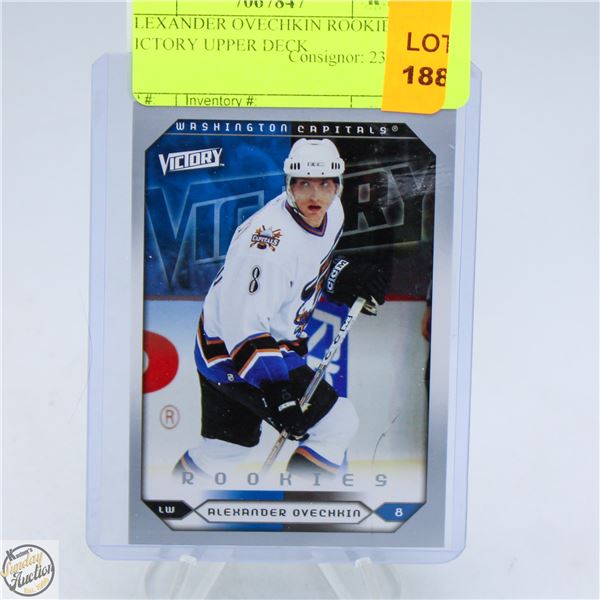 ALEXANDER OVECHKIN ROOKIES VICTORY UPPER DECK