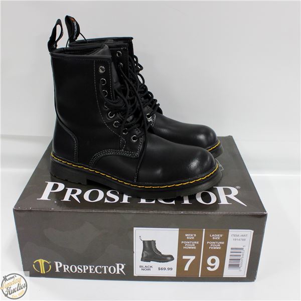 NEW PROSPECTOR BOOTS UNISEX MENS 7 WOMENS 9