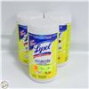 Image 1 : 3 X 110 LYSOL WIPES CITRUS