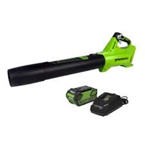 NEW GREENWORKS 40V CORDLESS LEAF BLOWER