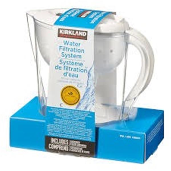 NEW KIRKLAND WATER FILTRATION SYSTEM PITCHER