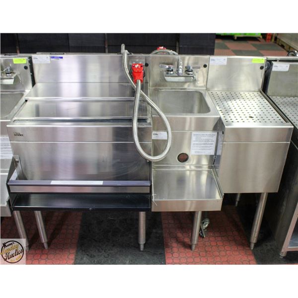 COMMERCIAL GLASTENDER STAINLESS UNDERBAR COCKTAIL