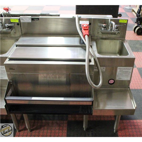 COMMERCIAL GLASTENDER STAINLESS STATION INCL