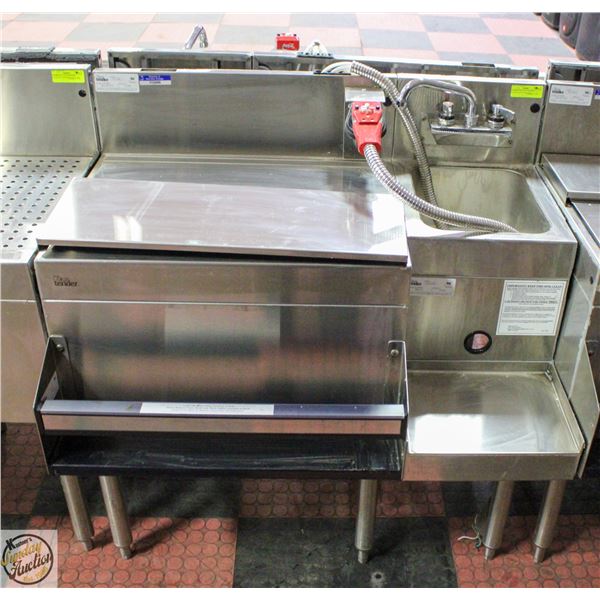 COMMERCIAL GLASTENDER STAINLESS STATION INCL