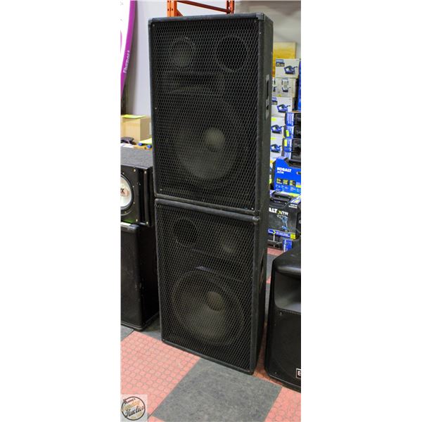 CARVIN TR1801 600-WATT 3-WAY LOUD SPEAKERS