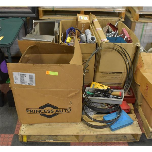 PALLET WITH WESTWARD SOCKET SETS, TIG WELDING