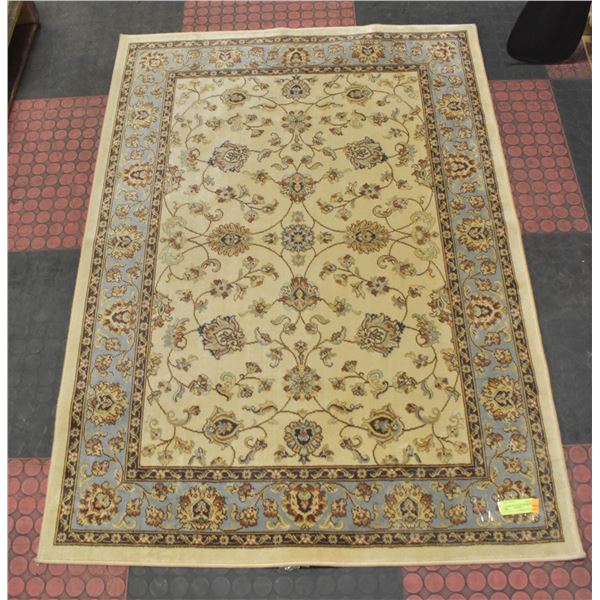 RUG CREAM, BLUE & BROWN W39XL55