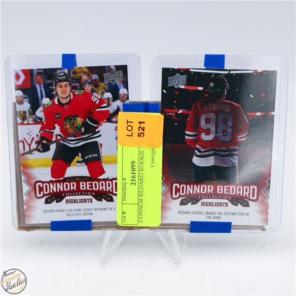 CONNOR BEDARD ROOKIE CARDS